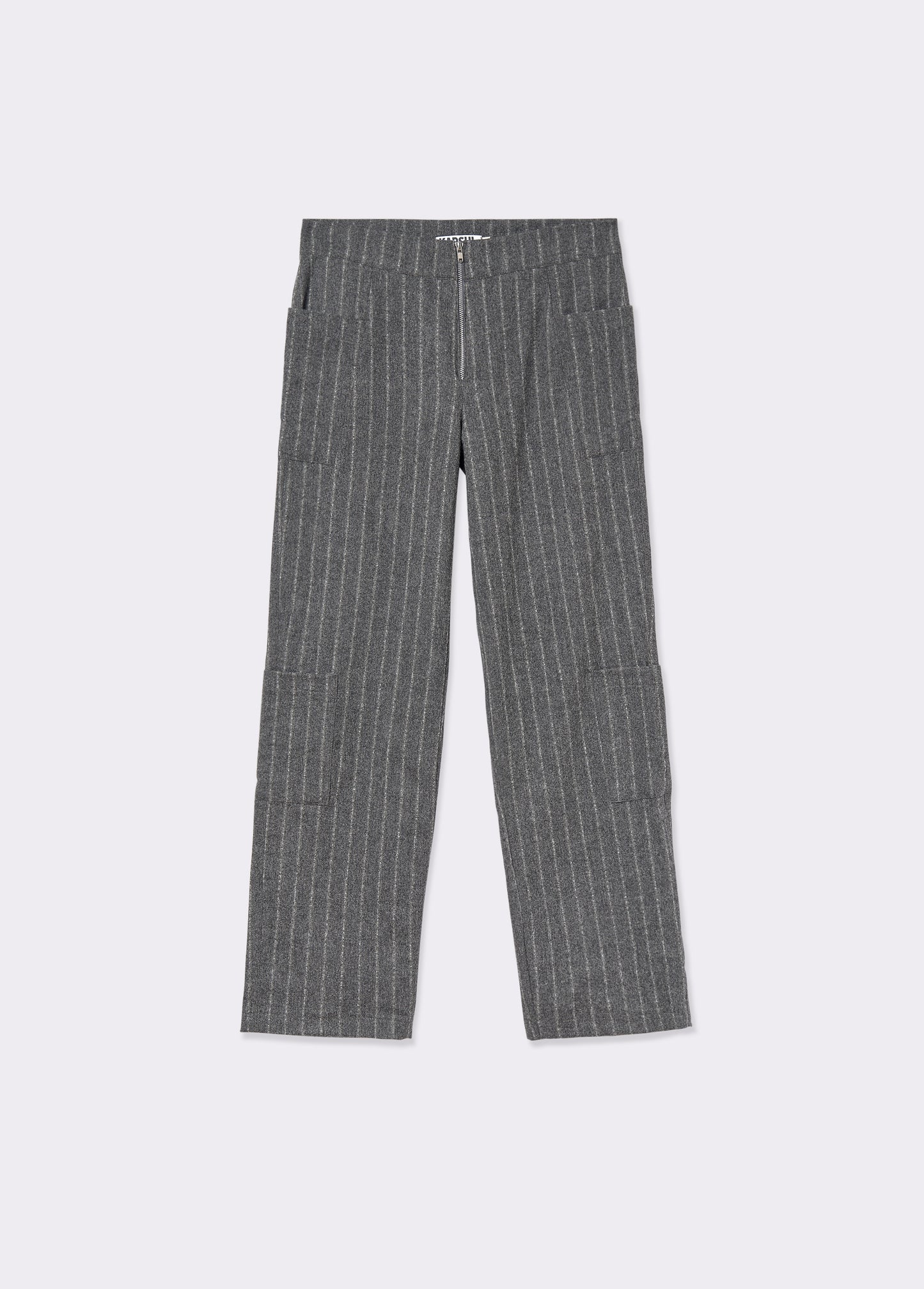 WOOL STRIPED PANT