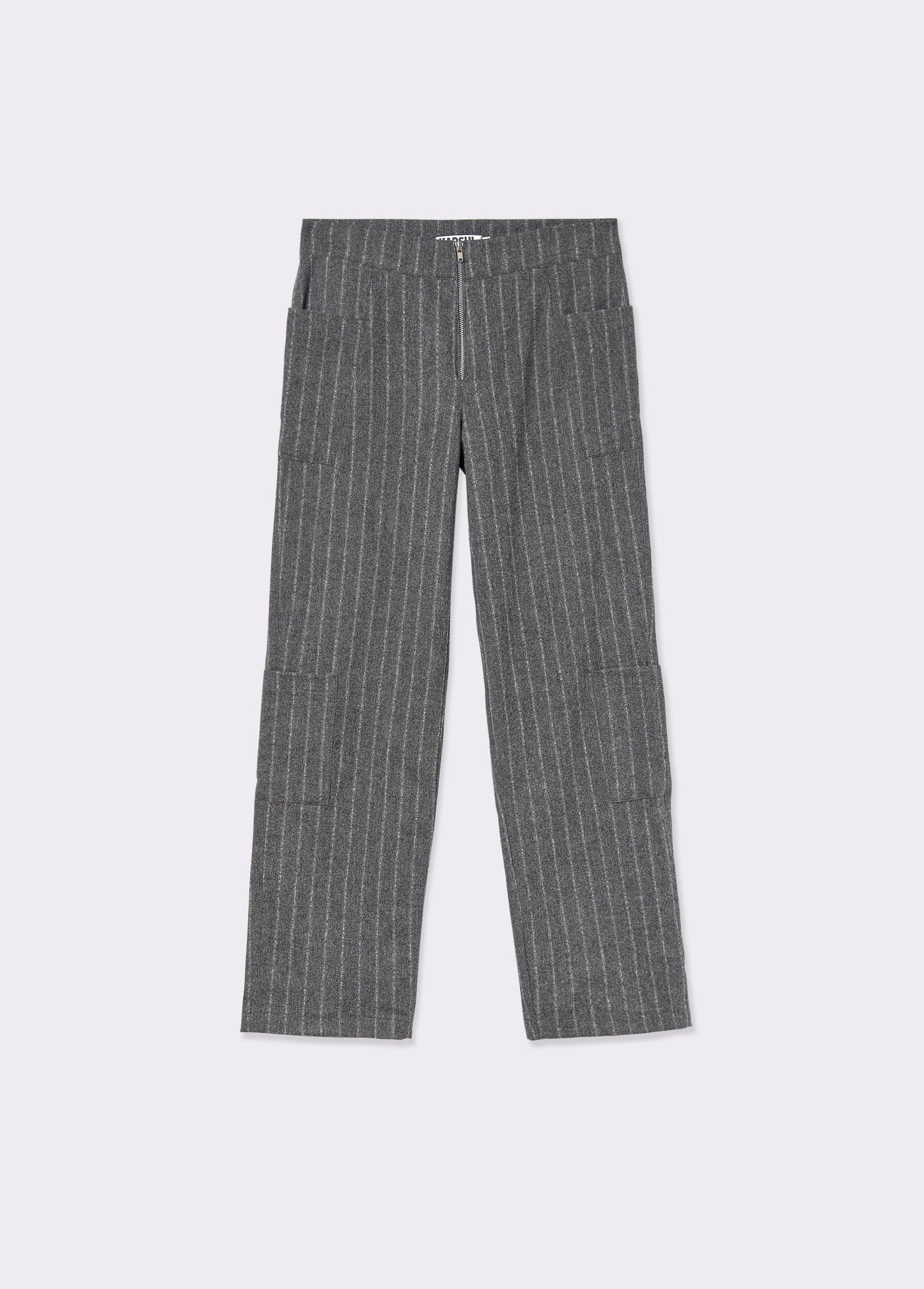 WOOL STRIPED PANT