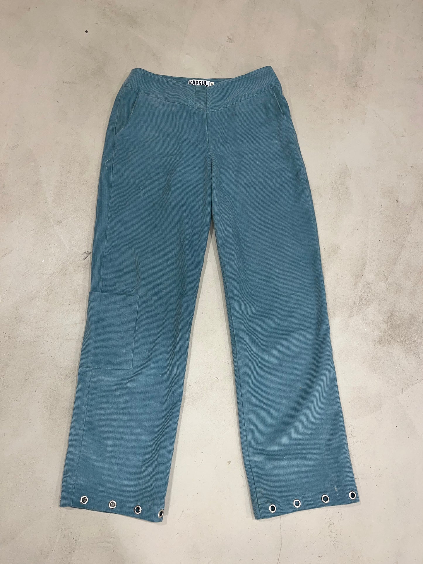 CORDUROY BLUE PANTS